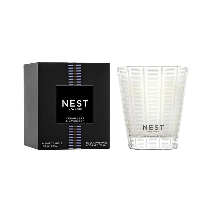 Nest New York Cedar Leaf and Lavender Candle by Nava Beauty
