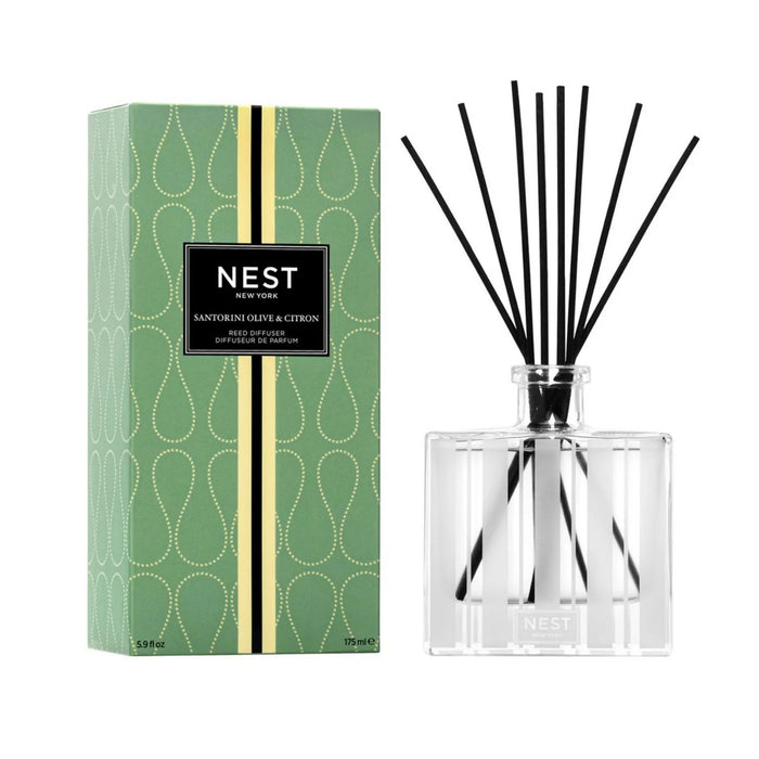 Nest New York Santorini Olive and Citron Reed Diffuser 5.9 OZ by Nava Beauty