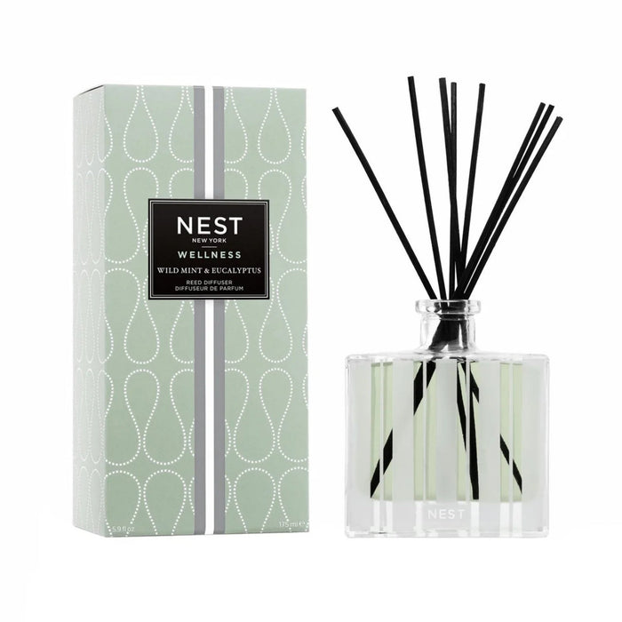 Nest New York Wild Mint & Eucalyptus Reed Diffuser 5.9 OZ by Nava Beauty