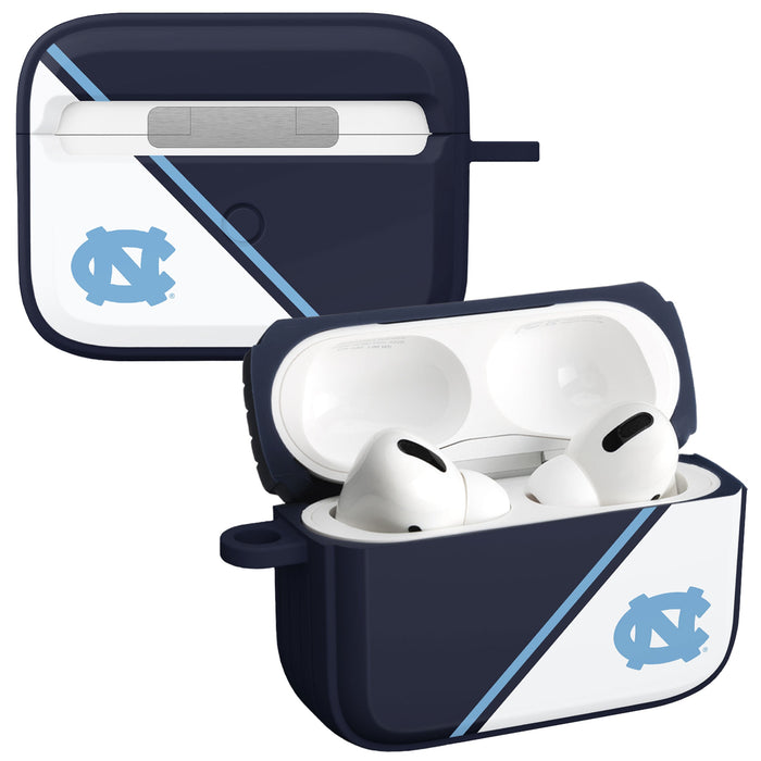 North Carolina Tar Heels HDX Champion Series Apple AirPods Pro 1 & 2 Case Cover by Affinity Bands