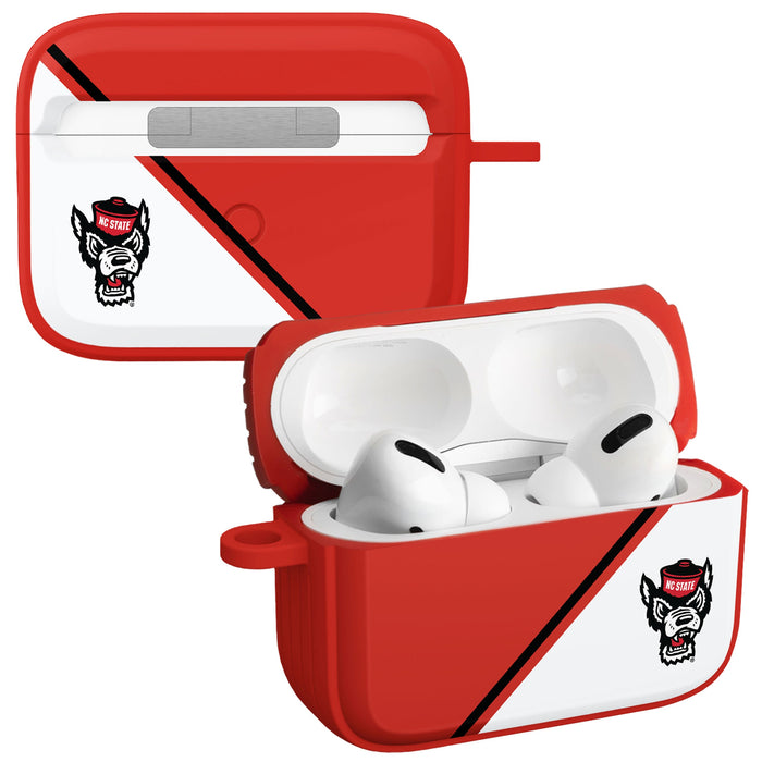 North Carolina State Wolfpack HDX Champion Series Apple AirPods Pro 1 & 2 Case Cover by Affinity Bands