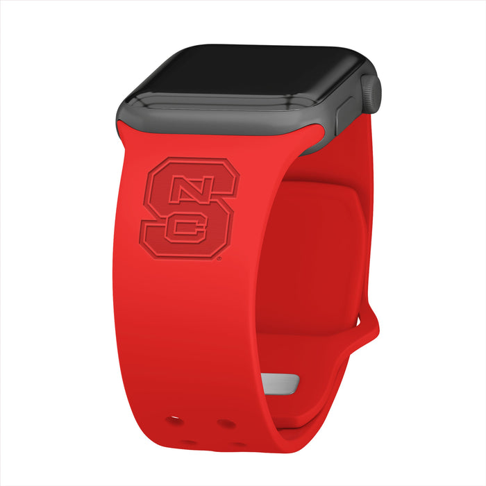 North Carolina State Wolfpack Engraved Apple Watch Band by Affinity Bands