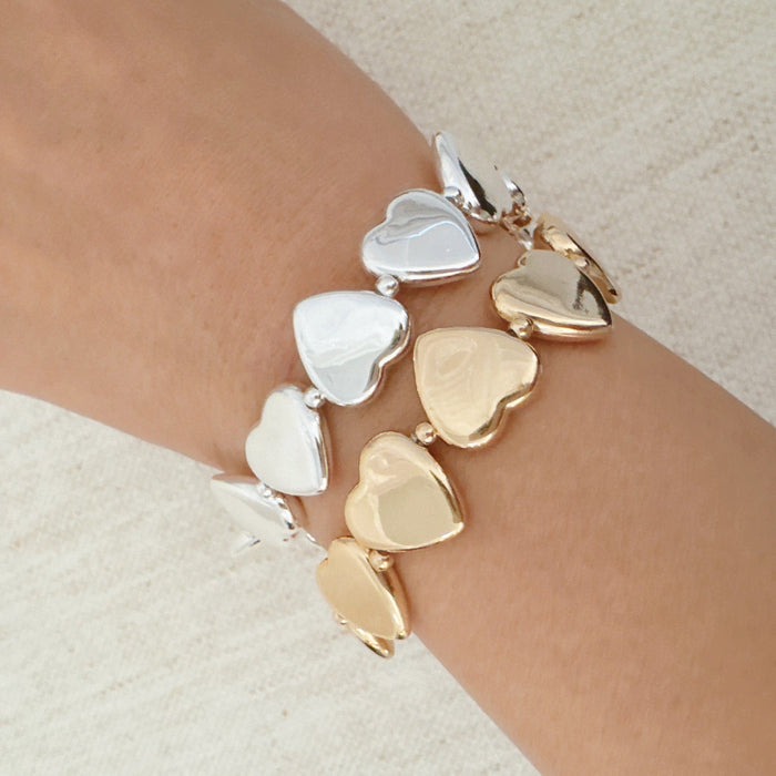 Oh Lovely Hearts Stretch Bracelet