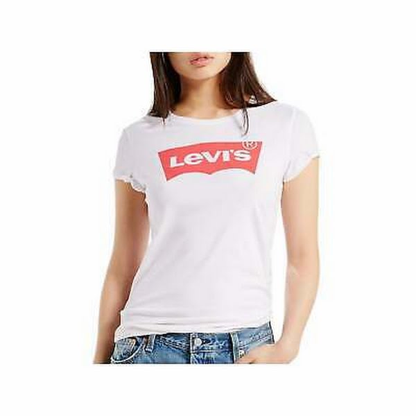 Levis Womens Slim Crew Logo Tee by Vanessa Jane
