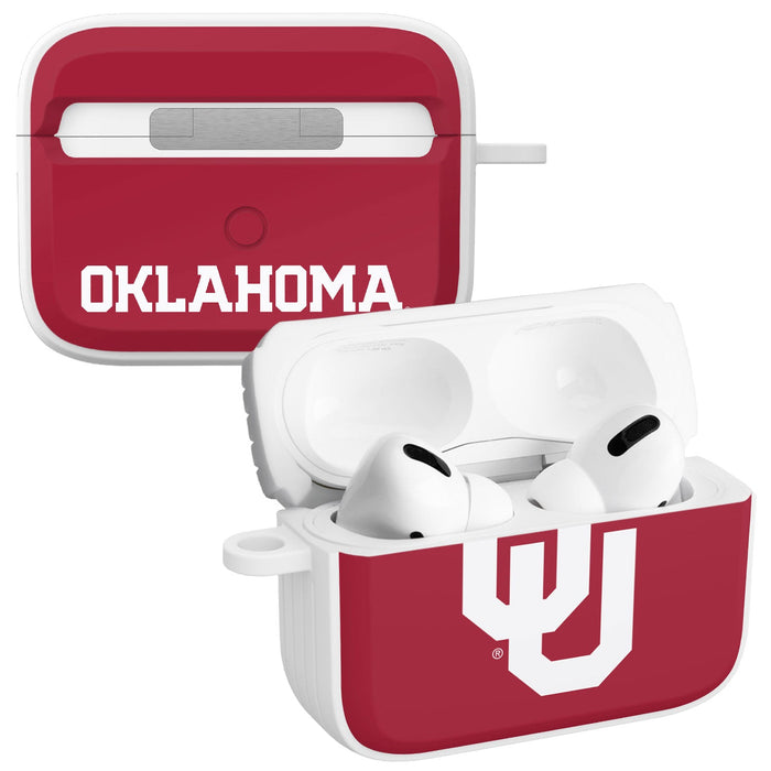 Oklahoma Sooners HDX Apple Airpods Pro 1 & 2 Case Cover by Affinity Bands