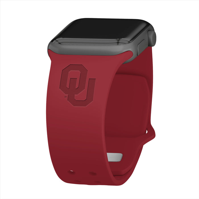 Oklahoma Sooners Engraved Apple Watch Band by Affinity Bands