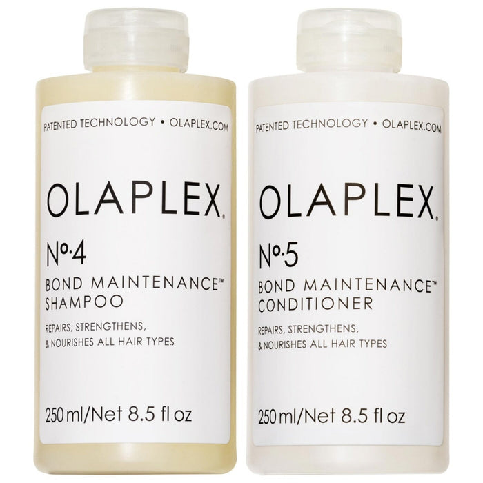 Olaplex No.4 Bond Maintenance Shampoo & No.5 Bond Maintenance Conditioner Set by Nava Beauty