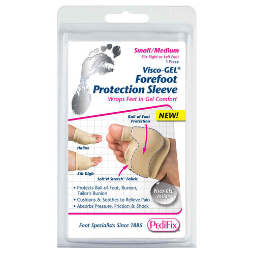 PediFix Visco-Gel foreFoot Protection Sleeve - Small/Medium by Pasteur Pharmacy