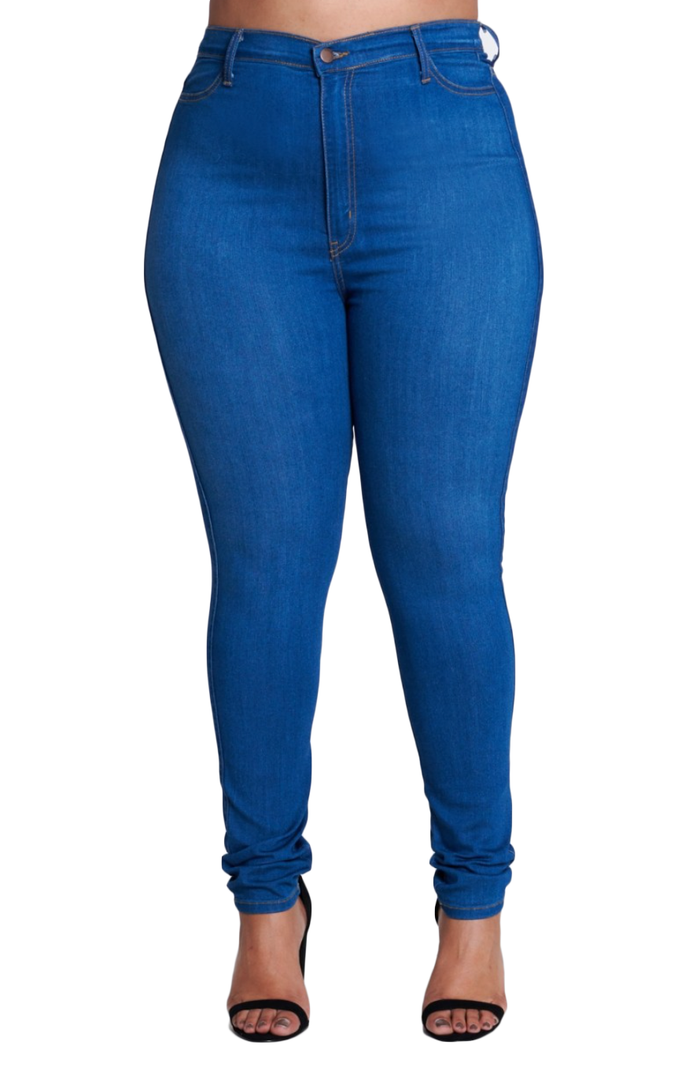 {P88} Curvy Skinny Jeans - {2 colors} by The House of Stylez