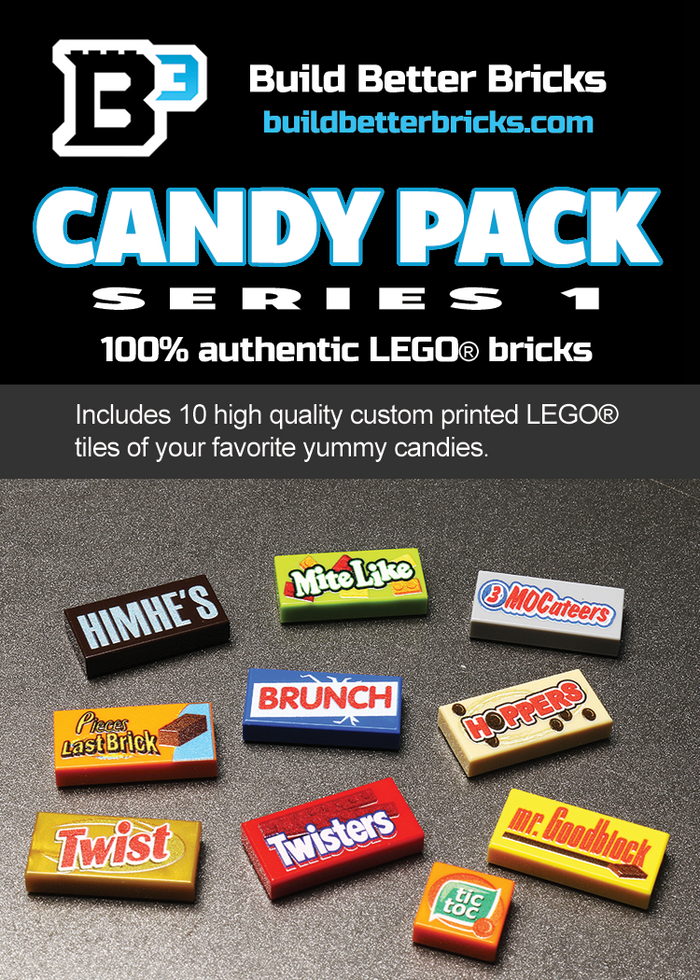 Candy Pack (Series 1) made using LEGO parts - B3 Customs by B3 Customs