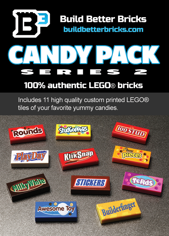 Candy Pack (Series 2) made using LEGO parts by B3 Customs