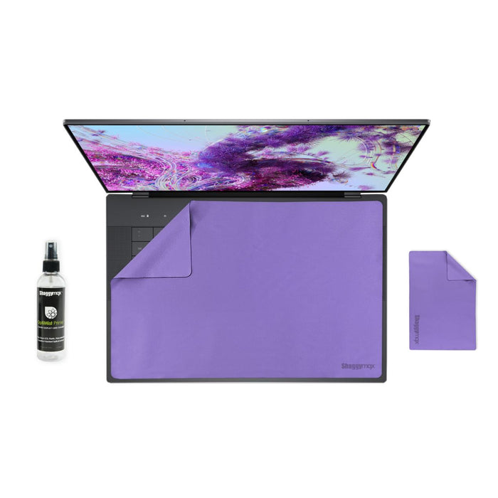 16" Laptop Screen Protector Keyboard Cover Microfiber & Cleaning Kit UnderWare Pac by ShaggyMax