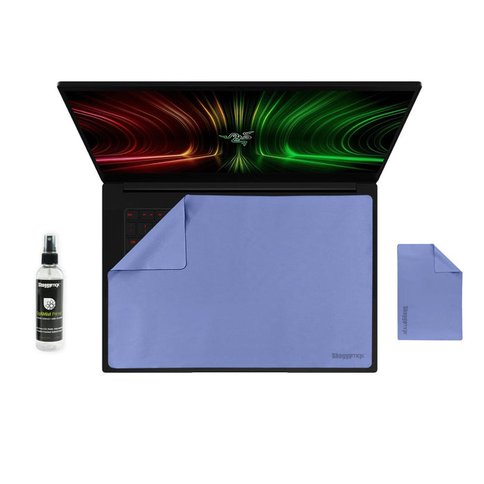 14" Laptop Screen Protector Keyboard Cover Microfiber & Cleaning Kit UnderWare Pac by ShaggyMax