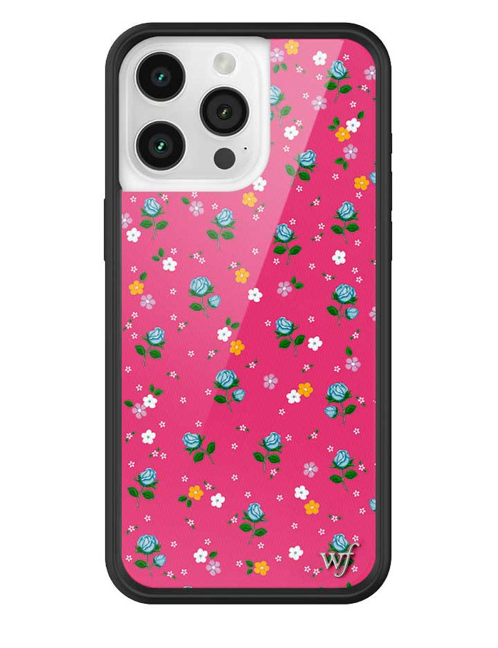 Pink Dainty Florals iPhone Case by Wildflower Cases