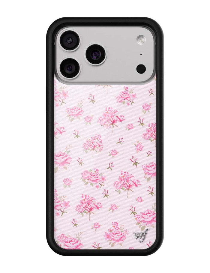 Forget Me Not Floral | Pink iPhone Case by Wildflower Cases
