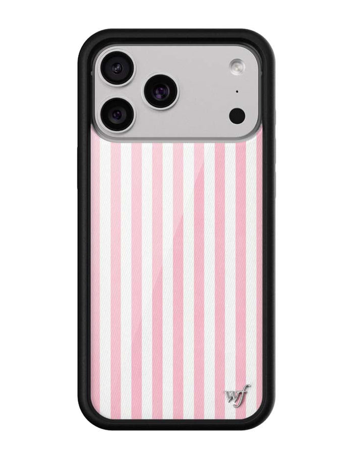 Pink Stripes iPhone Case by Wildflower Cases