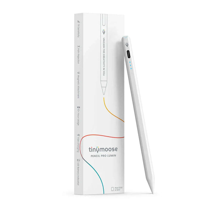 Pencil Pro Lumin | iPad Pen - Alpine White by Tinymoose USA