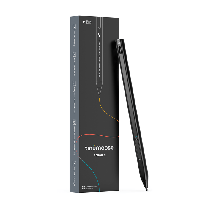 Pencil X – For Microsoft Surface Devices Supporting MPP Protocol - Black by Tinymoose USA