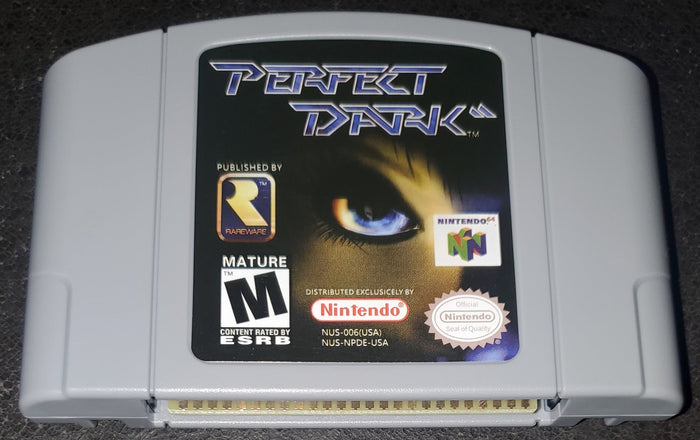 Perfect Dark Nintendo 64 N64 Video Game Cartridge 2000 by VintageVideoGameStore
