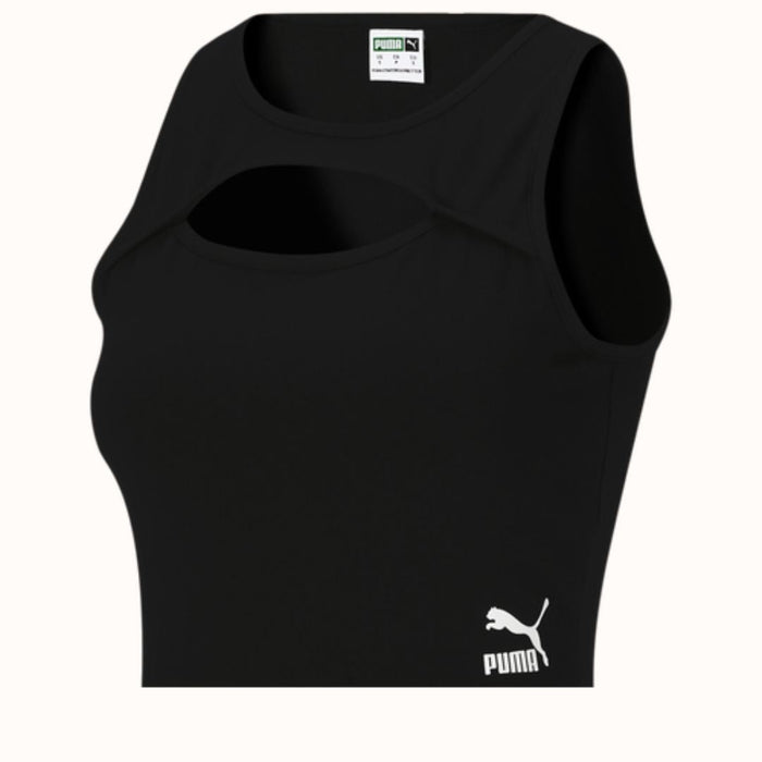 Puma Classics Womens Cut-Out Tank Top, Size Small by Vanessa Jane