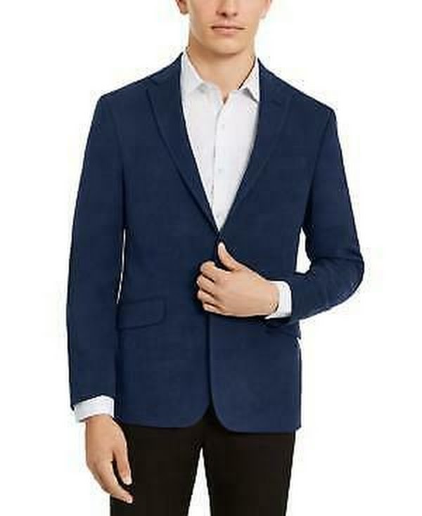Kenneth Cole Reaction Men Single Breasted Slim Fit Sport Coat, Size 38R by Vanessa Jane