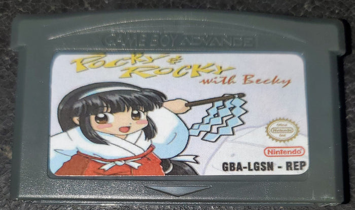Pocky and Rocky with Becky GBA Video Game Boy Advance Nintendo by VintageVideoGameStore