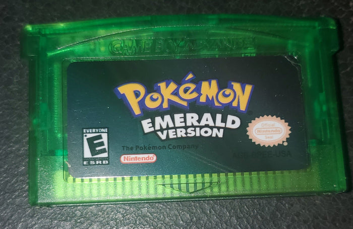 Pokemon Emerald GBA Video Game Cartridge Game Boy Advance 2005 by VintageVideoGameStore