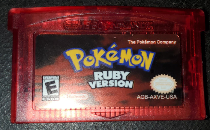 Pokemon Ruby GBA Video Game Cartridge Game Boy Advance 2003 by VintageVideoGameStore