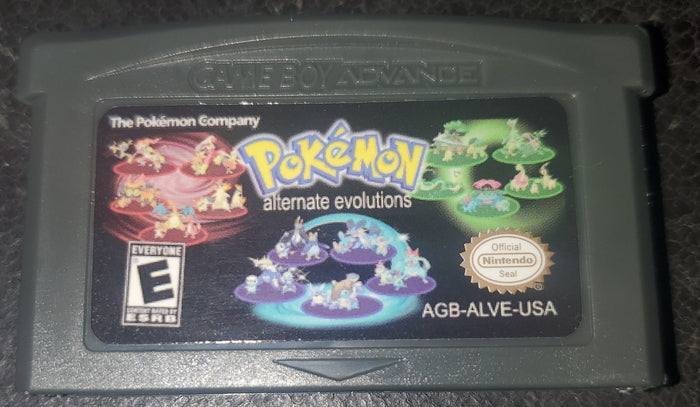 Pokemon Alternate Evolutions GBA ROM Hack Video Game Boy Advance by VintageVideoGameStore