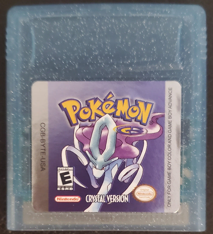 Pokemon Crystal GBC Gameboy Color Video Game Cartridge 2001 by VintageVideoGameStore