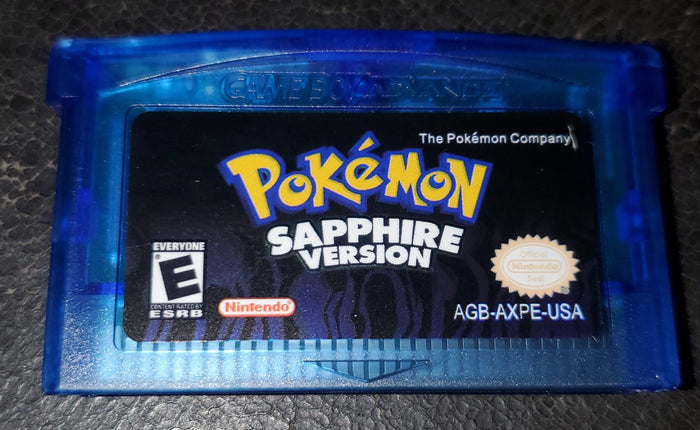 Pokemon Sapphire GBA Video Game Cartridge Game Boy Advance 2003 by VintageVideoGameStore