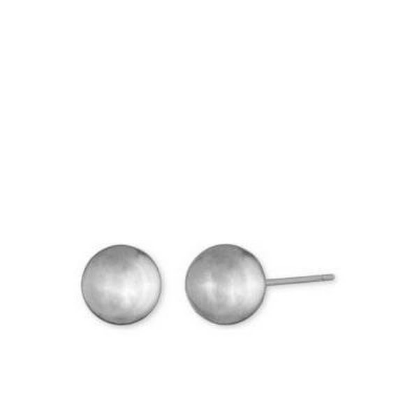 Lauren Ralph Lauren Silver-Tone Ball Stud Earrings – Silver by Vanessa Jane