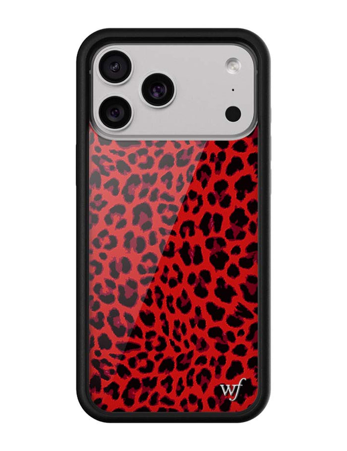 Meow | Red iPhone Case by Wildflower Cases