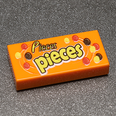 Pieces - Custom Printed 1x2 Tile made using LEGO part by B3 Customs
