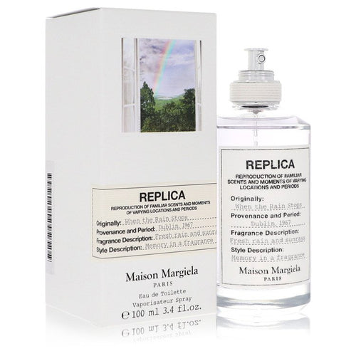 Replica When The Rain Stops by Maison Margiela Eau De Toilette Spray (Unisex) 3.4 oz for Women by Avera Group