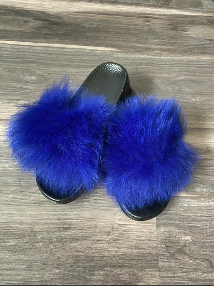 Slides -Royal Blue {Order Size Up} by The House of Stylez