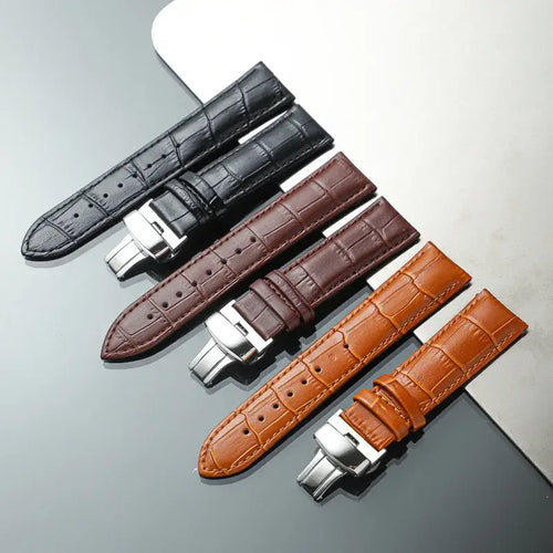 Samsung Galaxy Watch Leather Strap - Premium Classic Design by BandsCo Straps