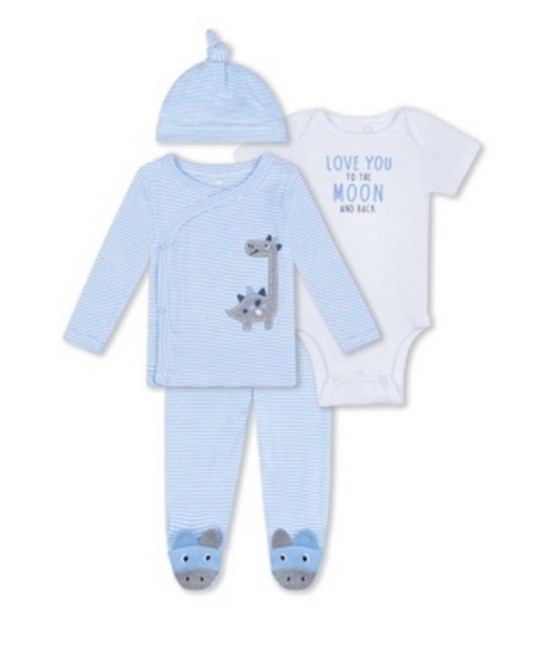 Koala Baby Boys Take Me Home, 4 Piece Set, 3–6 Months by Vanessa Jane