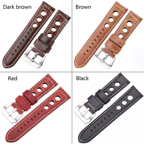 Samsung Galaxy Watch Leather Band - Classic & Premium Design by BandsCo Straps