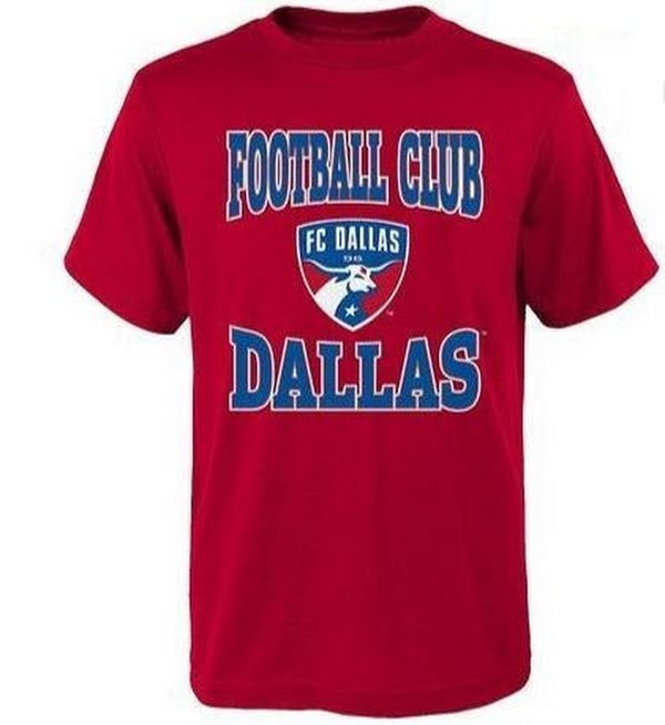 MLS Youth Boys Dallas Football Club Team T-Shirt , Size Large by Vanessa Jane