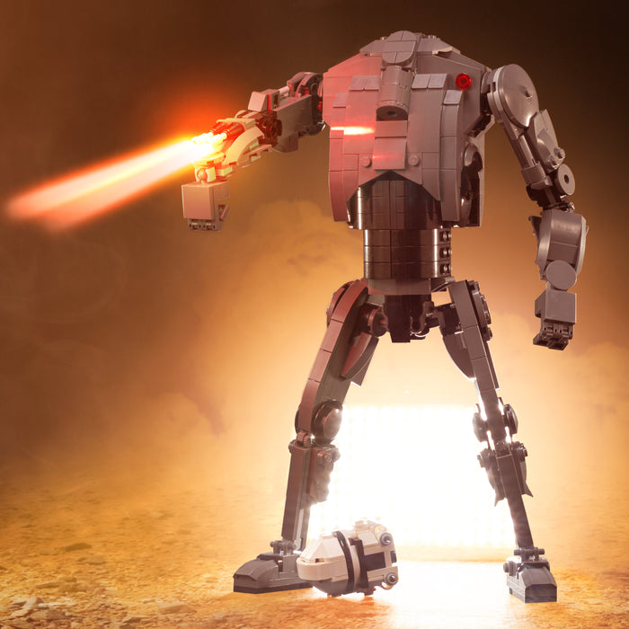 Custom Star Wars 11" Super Battle Droid MOC made using LEGO parts by B3 Customs