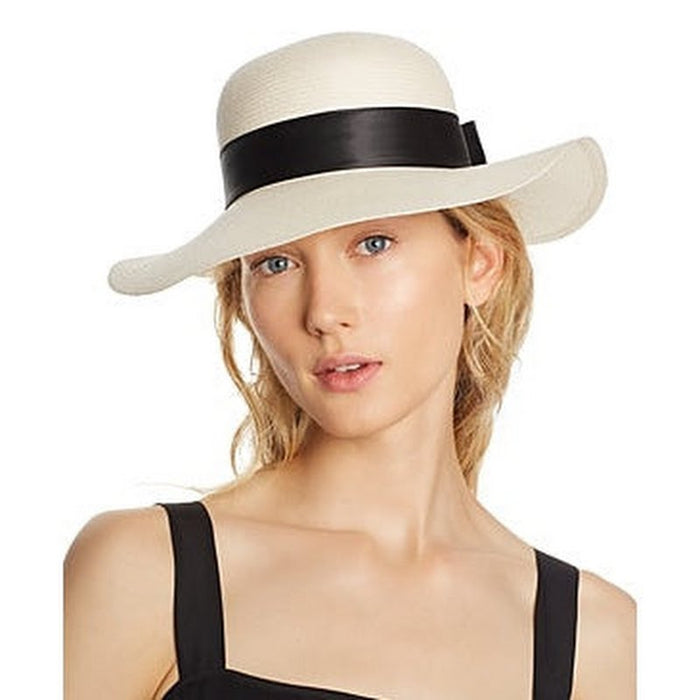 Aqua Bow Detail Floppy Sun Hat by Vanessa Jane
