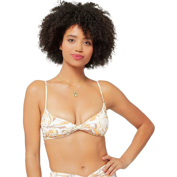 L Space Ringo Printed Bikini Top , Size Medium by Vanessa Jane