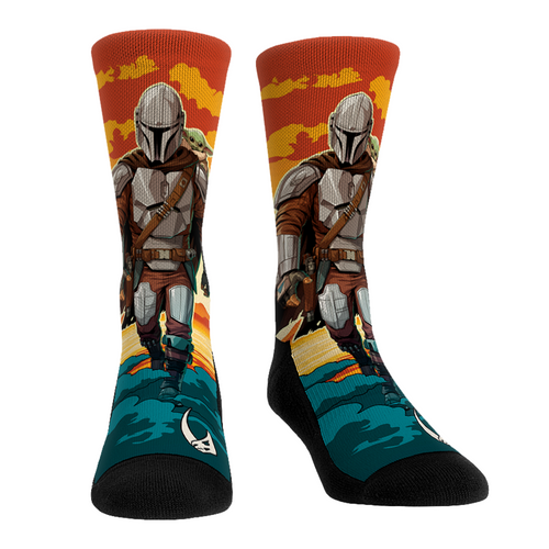 The Mandalorian & Grogu - Travel Buddies by Rock 'Em Socks