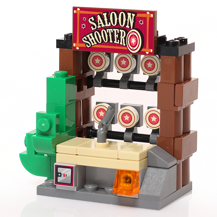 Saloon Shooter Arcade Game made using LEGO parts by B3 Customs