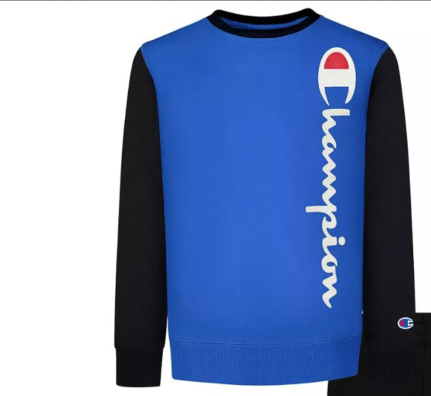 Champion Baby Boys Colorblocked Sweatshirt, Size 12 Months by Vanessa Jane