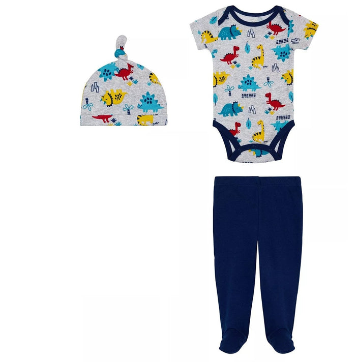 Koala Baby Baby Boys Dino Newborn 3 Piece Set by Vanessa Jane