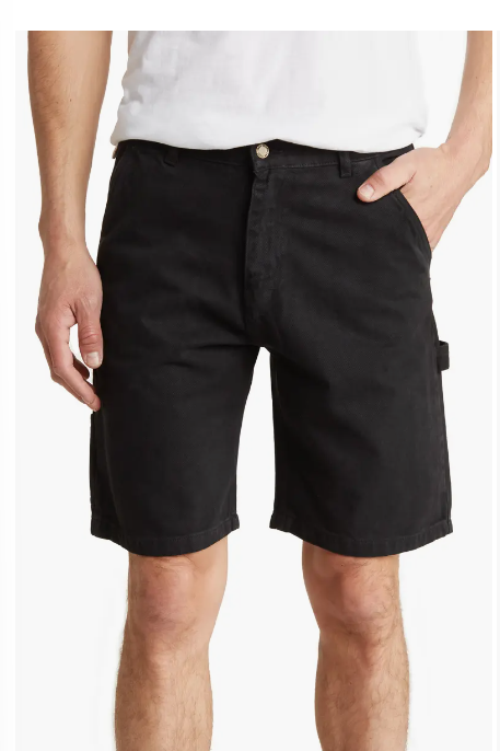 Caterpillar Cotton Canvas Carpenter Shorts by Vanessa Jane