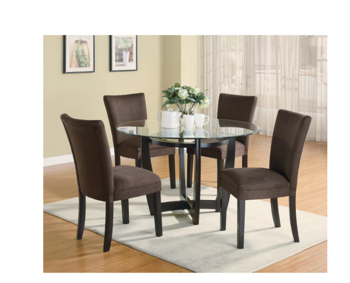 Coaster Bloomfield Collection Chocolate Parson Chair (Set of 2) by Vanessa Jane