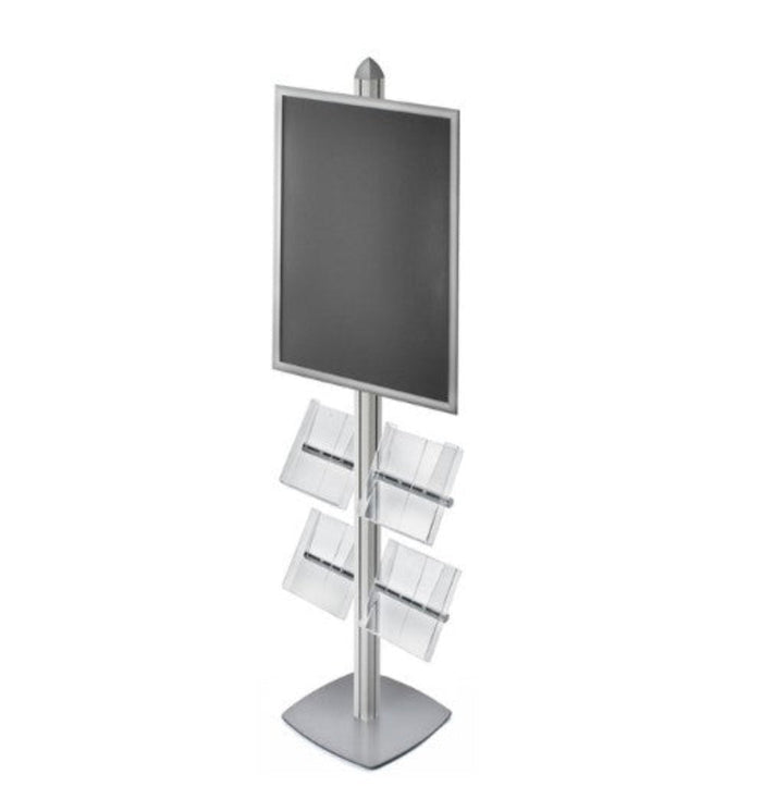 Azar Sky Tower Display Kit with 22W x 28H Snap Frame and Brochure Side Pockets by Vanessa Jane